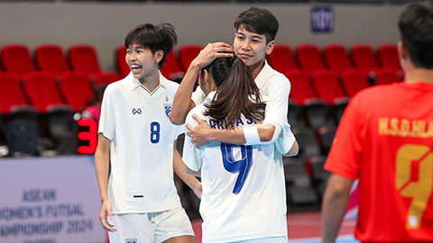 ĐT futsal nữ Thái Lan giành vé sớm, hẹn Việt Nam ở chung kết